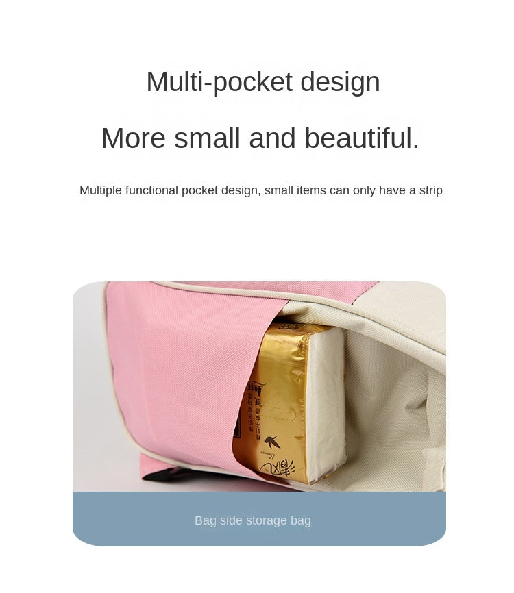 Luxe Mommy Bag Pink |The Motherhood Companion