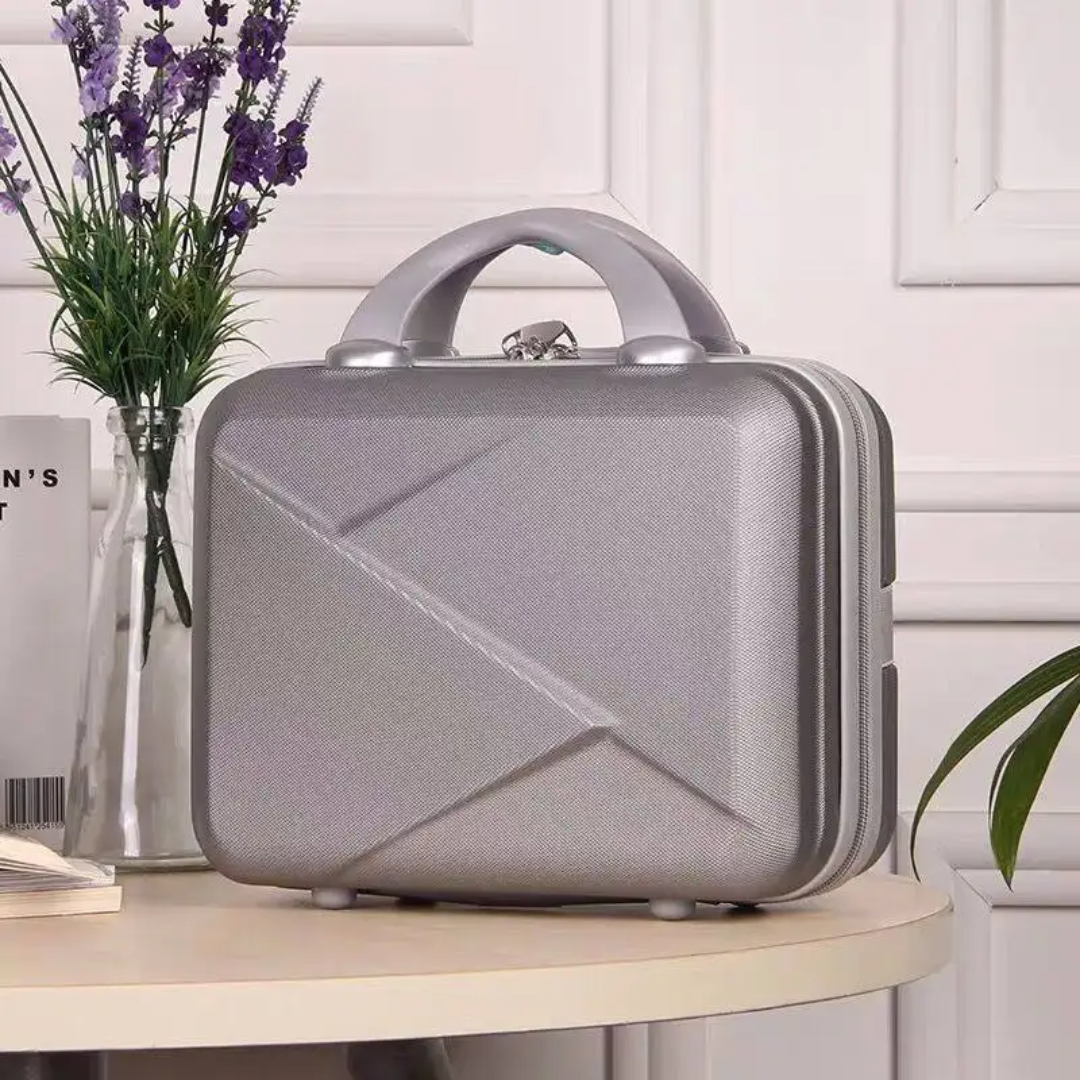 Durable Silver PP Hard Case Vanity Box | Travel Carry-On 02