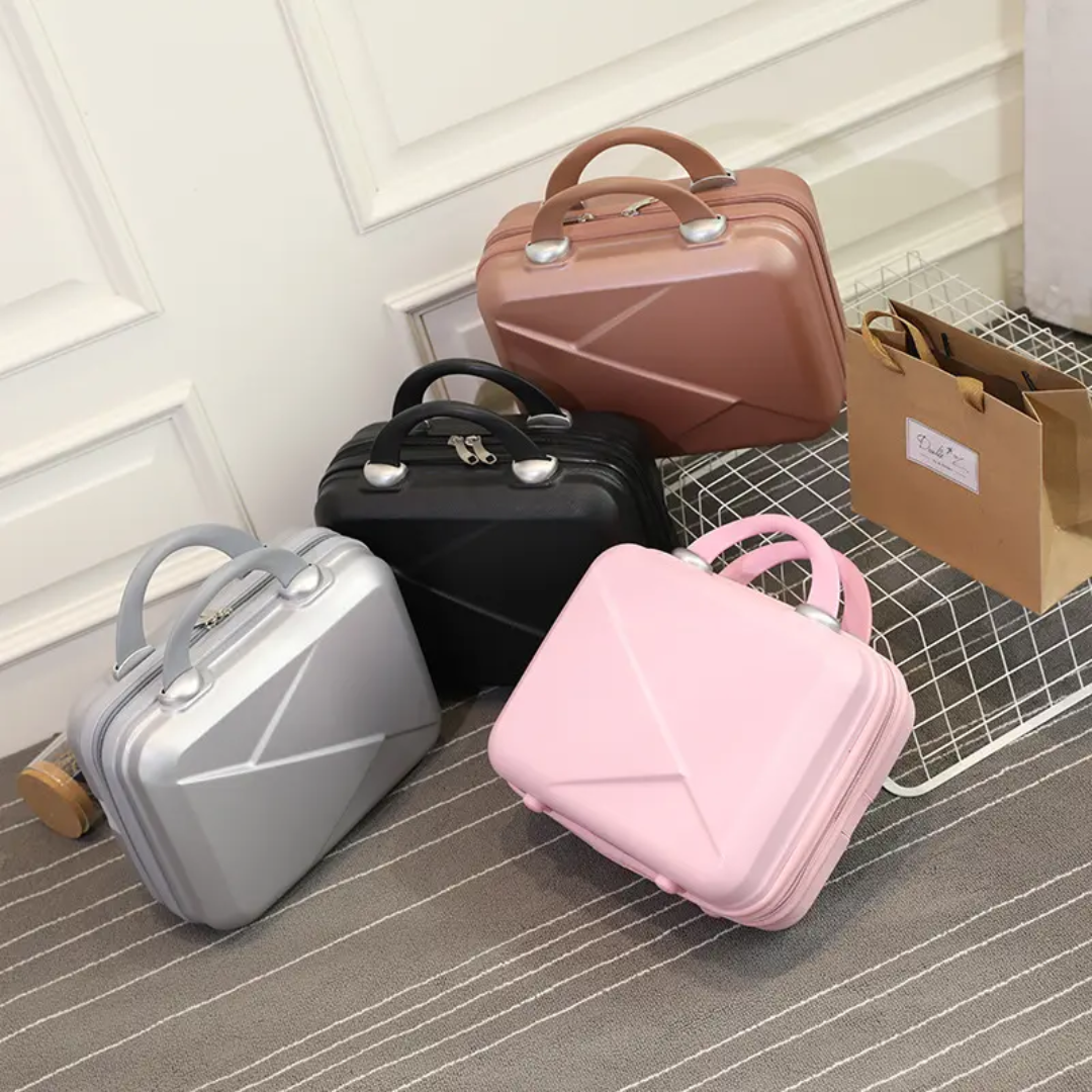 Durable Pink PP Hard Case Vanity Box | Travel Carry-On 02