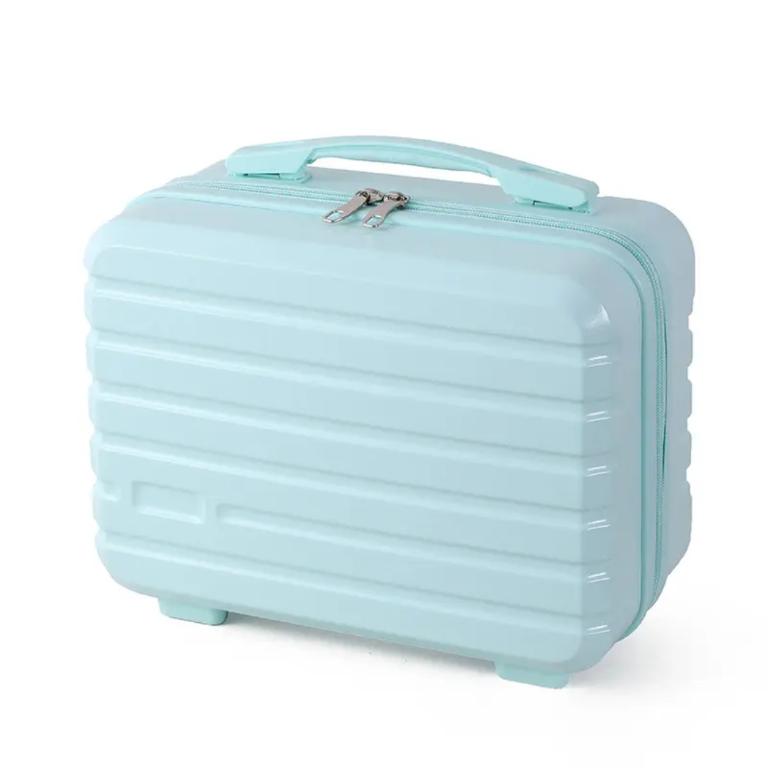 Durable Blue PP Hard Case Vanity Box | Travel Carry-On 03
