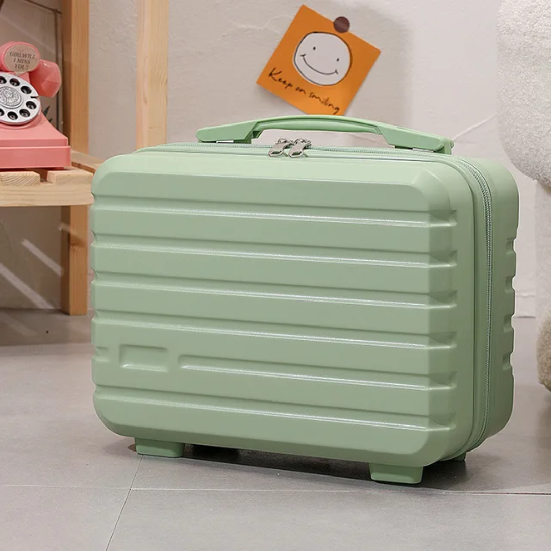 Durable Green PP Hard Case Vanity Box | Travel Carry-On 03