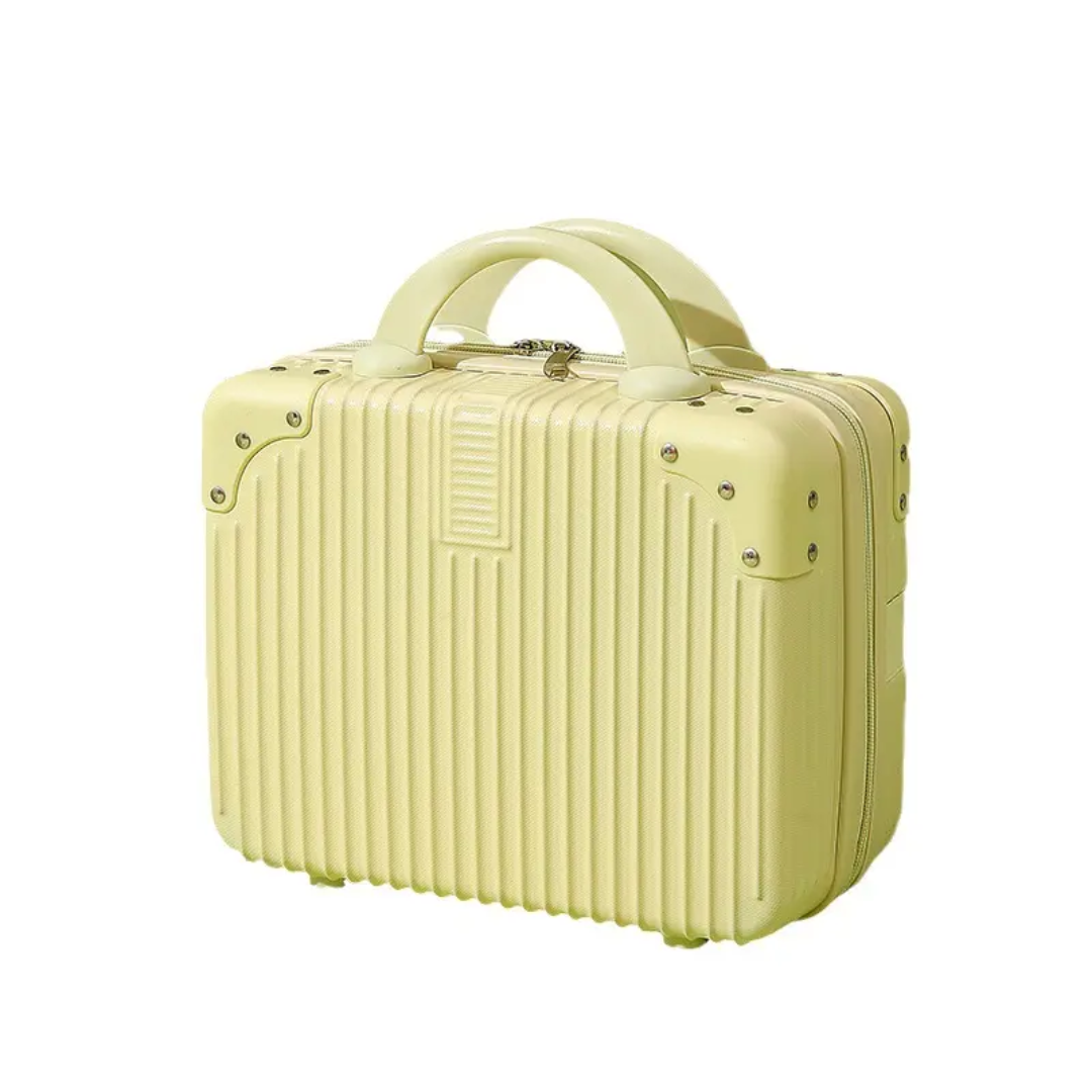 Durable Mint Green PP Hard Case Vanity Box | Travel Carry-On 01