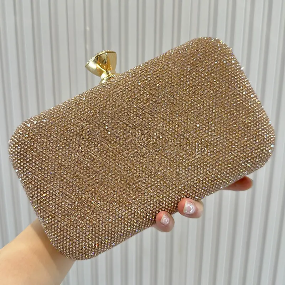 Glam and Shine: The Gold Evening Clutch