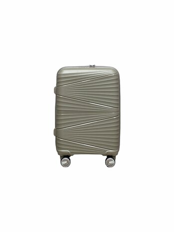 Vayaa 02 Coffee Luggage Set: Durable & Secure PP Trolley with 7-Year Warranty