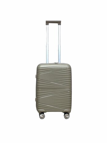 Vayaa 02 Coffee Luggage Set: Durable & Secure PP Trolley with 7-Year Warranty