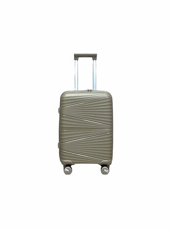 Vayaa 02 Coffee Luggage Set: Durable & Secure PP Trolley with 7-Year Warranty