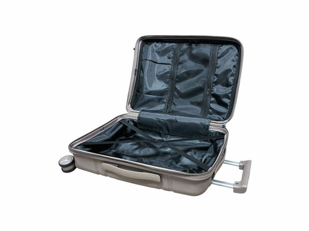 Vayaa 01 Coffee Luggage Set: Durable & Secure PP Trolley with 7-Year Warranty