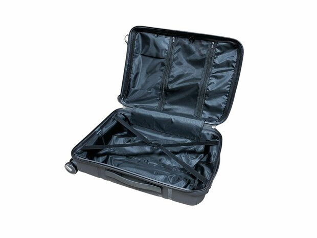 Vayaa 01 Dark Grey Luggage Set: Durable & Secure PP Trolley with 7-Year Warranty