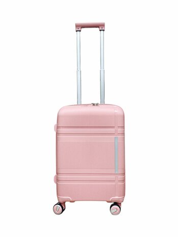Vayaa 01 Rose Gold Luggage Set: Durable & Secure PP Trolley with 7-Year Warranty
