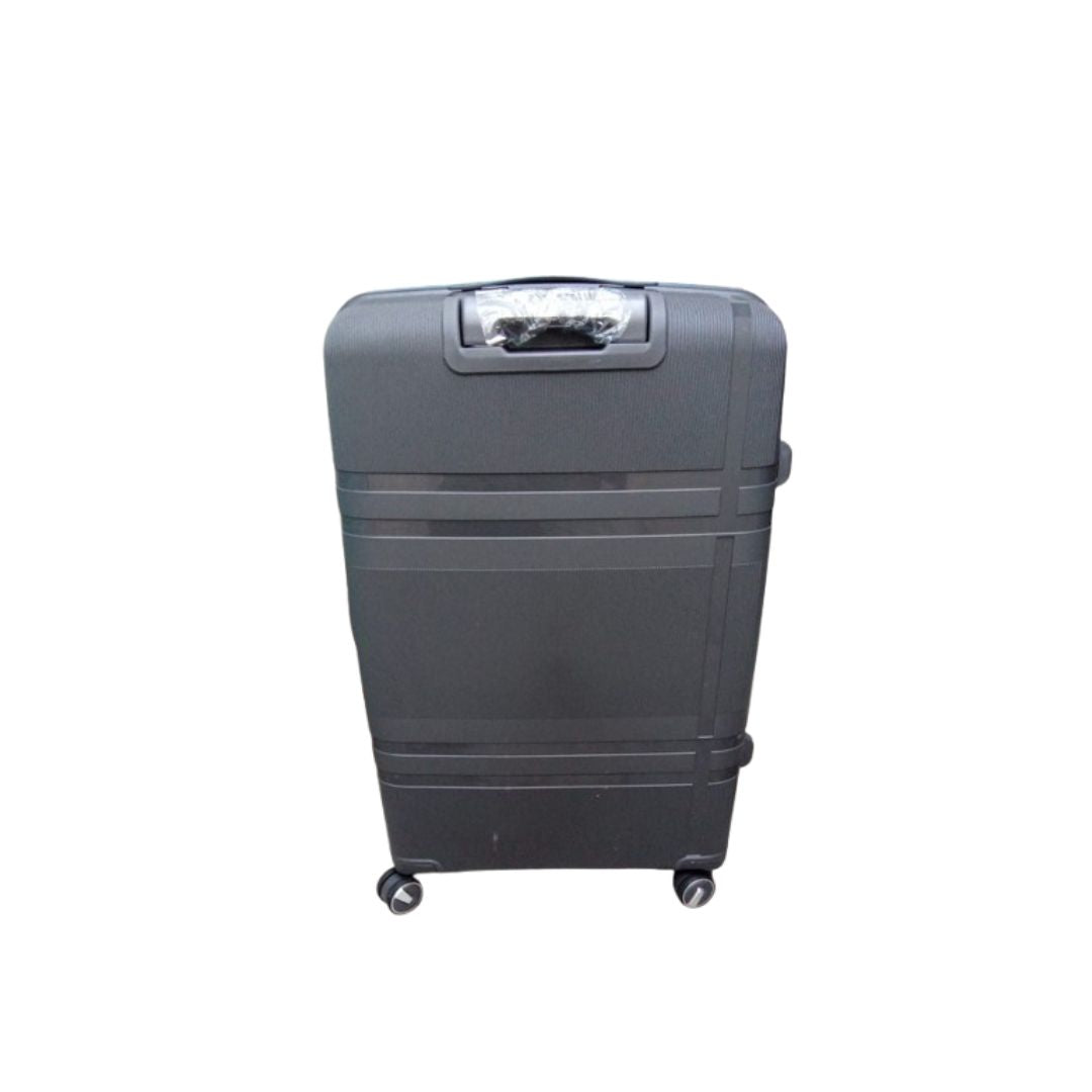 Vayaa 01 Dark Grey Luggage Set: Durable & Secure PP Trolley with 7-Year Warranty