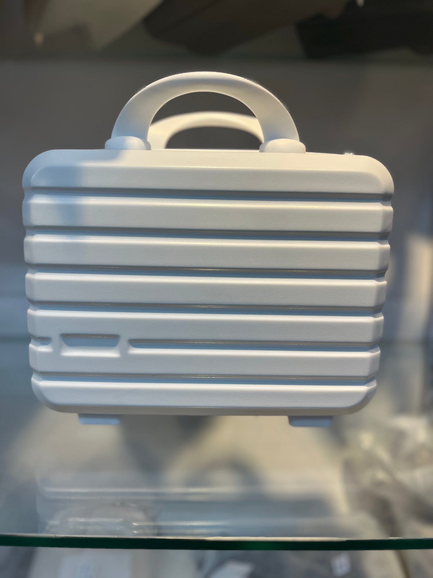 Durable White PP Hard Case Vanity Box | Travel Carry-On 03