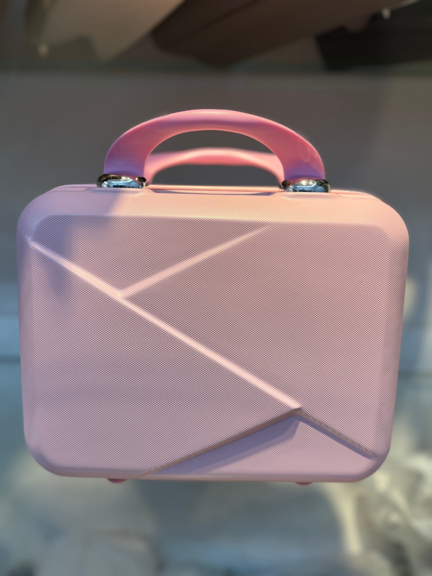 Durable Pink PP Hard Case Vanity Box | Travel Carry-On 02
