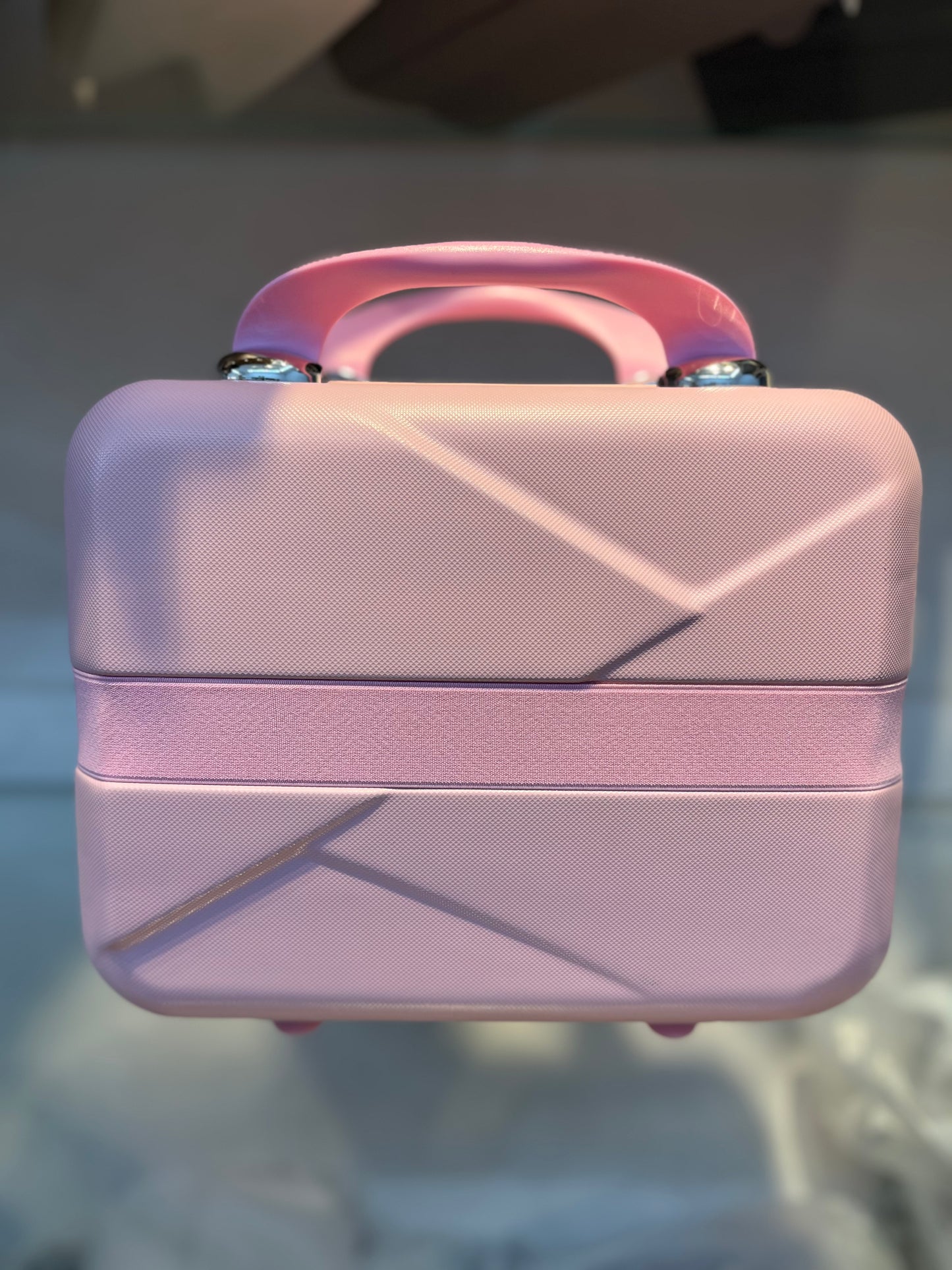 Durable Pink PP Hard Case Vanity Box | Travel Carry-On 02
