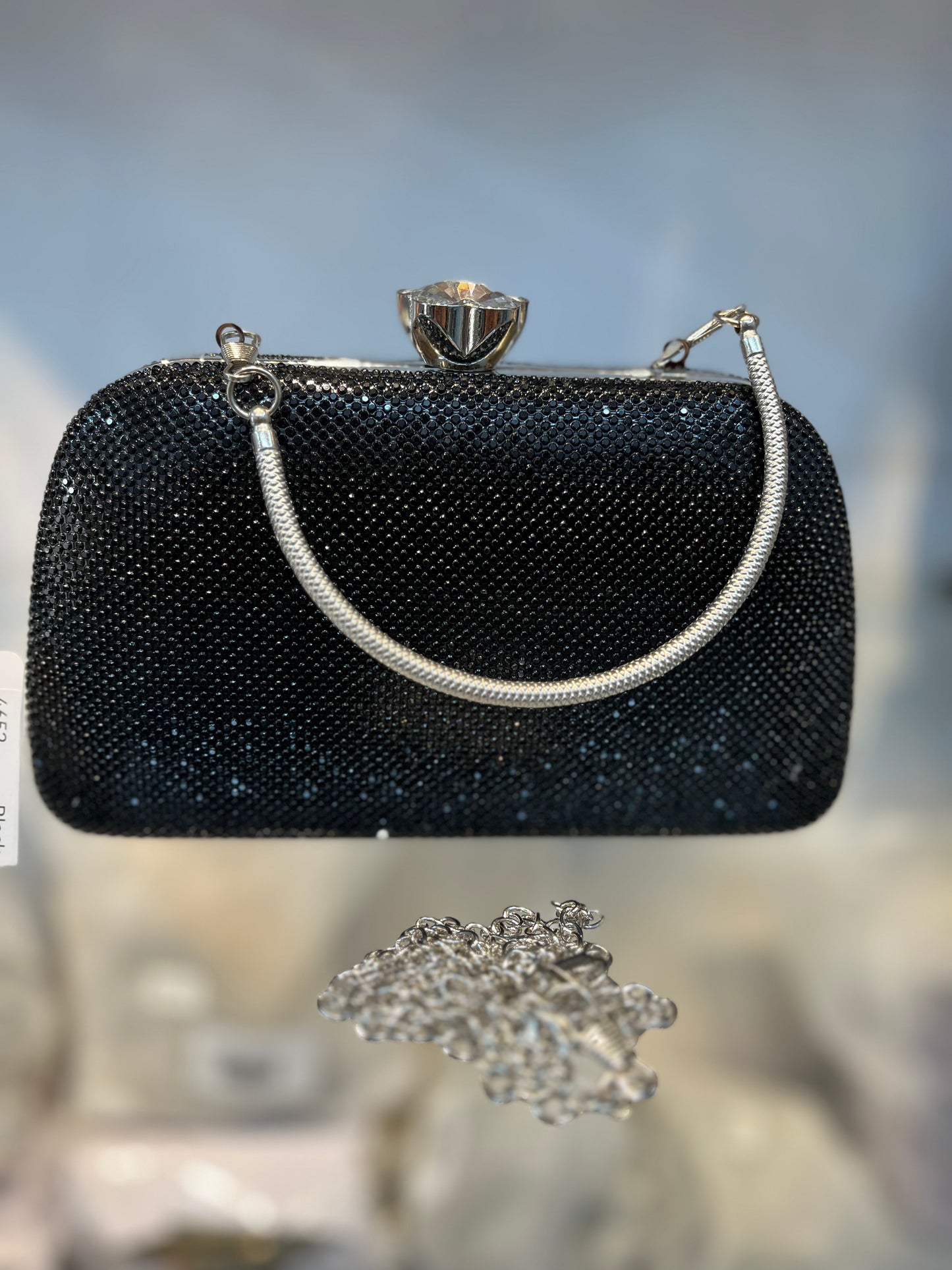 Glam and Shine: The Black Evening Clutch