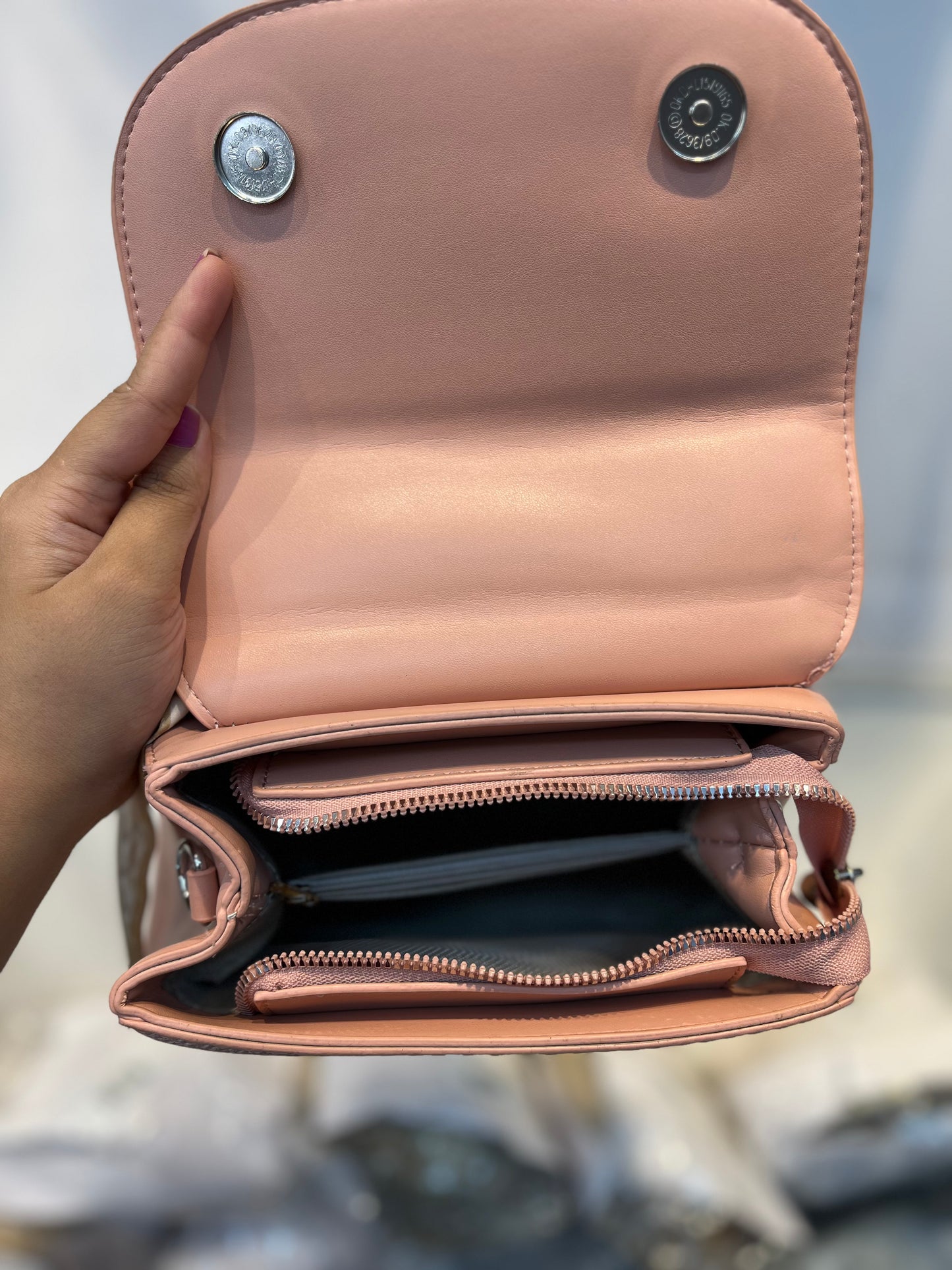 Elegant Pink Faux Leather Top Handle Bag with Scarf Accent - Perfect for a Fashionable Look 02