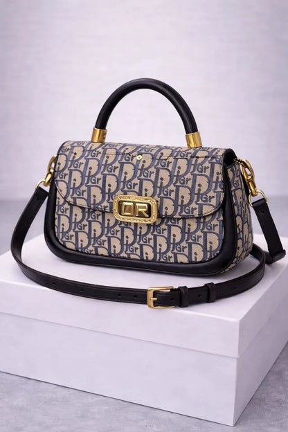 Monogram Canvas Flap Bag