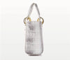 Empress Mini | Exotic Croc-Embossed Vegan Leather Top-Handle Sling Bag