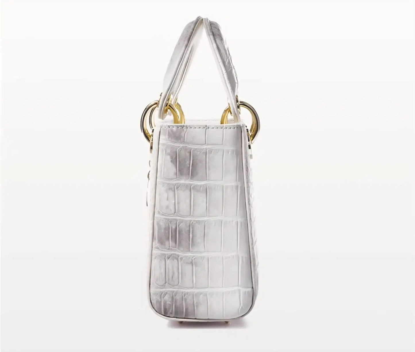 Empress Mini | Exotic Croc-Embossed Vegan Leather Top-Handle Sling Bag