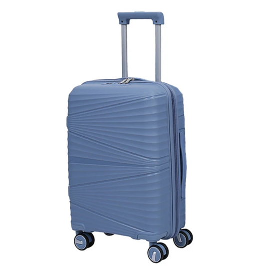 Vayaa 02  Steel Grey Luggage 28 Inch Large Size : Durable & Secure PP Trolley with 7-Year Warranty