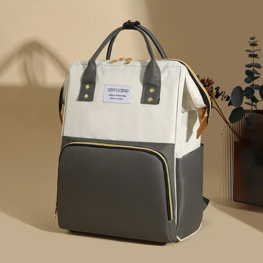 Luxe Mommy Bag Grey |The Motherhood Companion