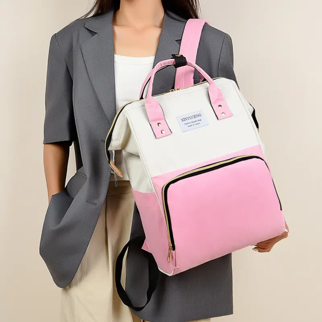 Luxe Mommy Bag Pink |The Motherhood Companion