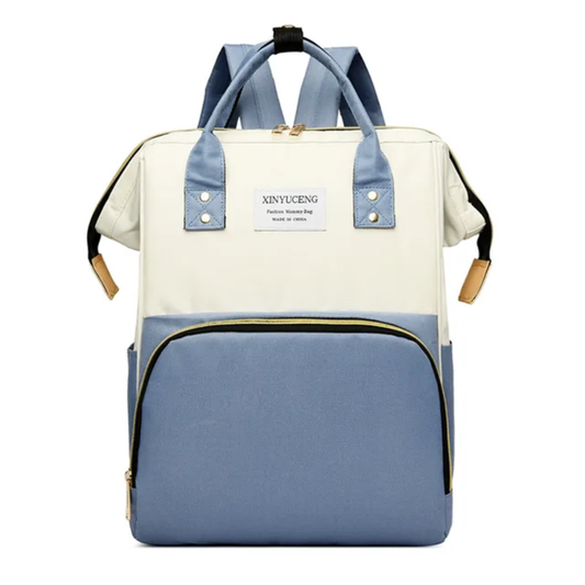 Luxe Mommy Bag Blue |The Motherhood Companion