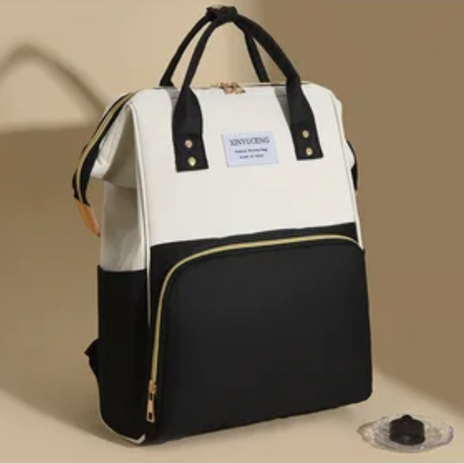 Luxe Mommy Bag Black |The Motherhood Companion