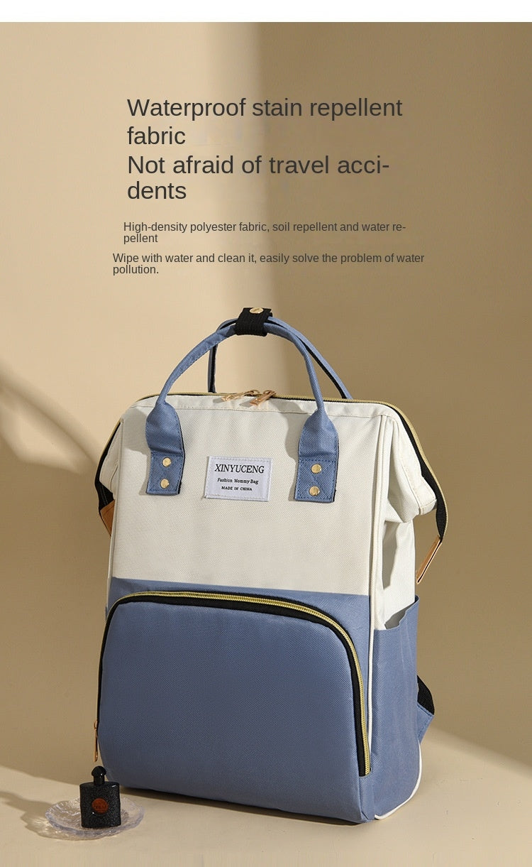 Luxe Mommy Bag Blue |The Motherhood Companion