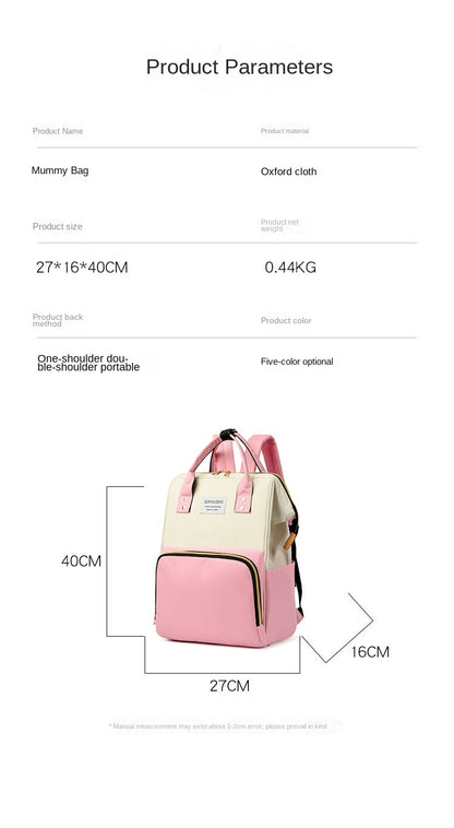 Luxe Mommy Bag Pink |The Motherhood Companion