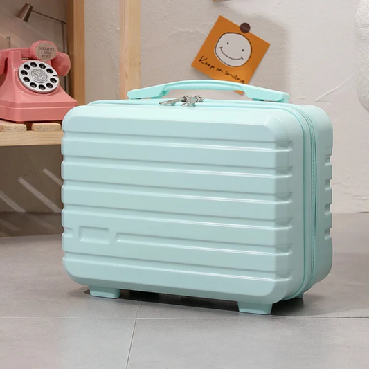 Durable Blue PP Hard Case Vanity Box | Travel Carry-On 03