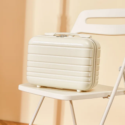 Durable White PP Hard Case Vanity Box | Travel Carry-On 03