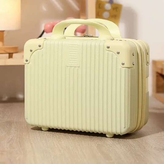 Durable Mint Green PP Hard Case Vanity Box | Travel Carry-On 01