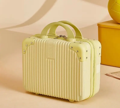 Durable Mint Green PP Hard Case Vanity Box | Travel Carry-On 01