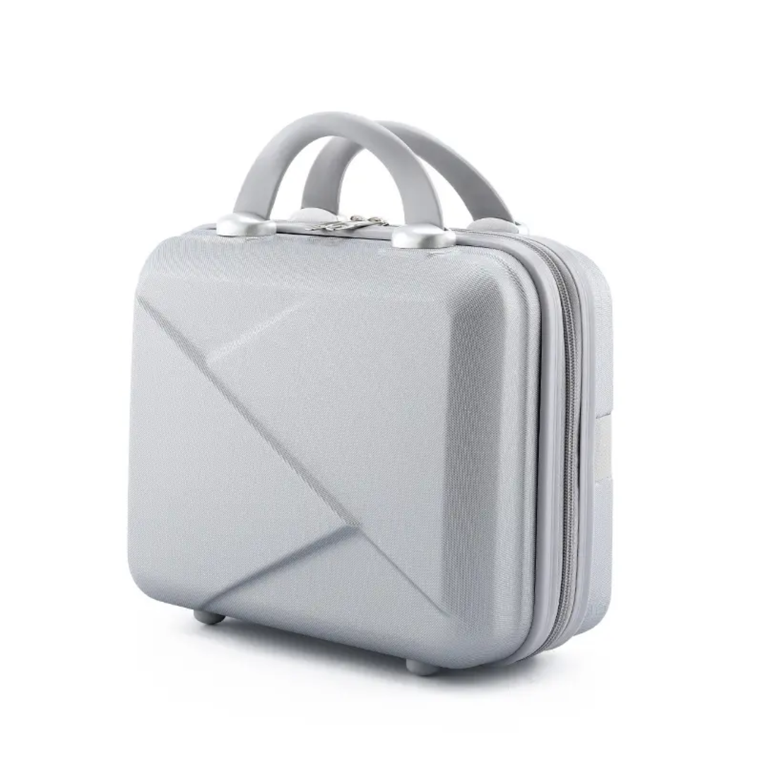 Durable Silver PP Hard Case Vanity Box | Travel Carry-On 02