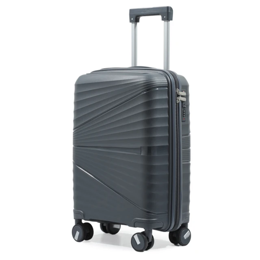 Vayaa 02 Dark Grey Luggage 28 Inch Large Size : Durable & Secure PP Trolley with 7-Year Warranty