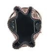 Dazzling Rose Gold Rhinestone Potli Clutch Bag with Kada Handle & Sling