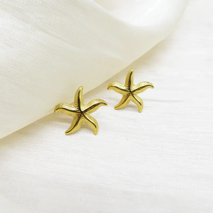 Ocean Muse | Premium Korean-Inspired Starfish Pendant & Earrings Set