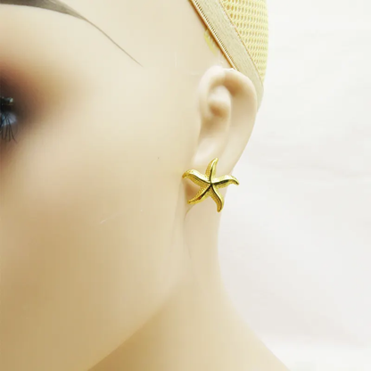 Ocean Muse | Premium Korean-Inspired Starfish Pendant & Earrings Set