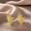 Solaris Pearl | Premium Anti-Tarnish Sunburst Pendant & Earrings Set