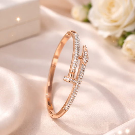 Signature Luxe Nail Bangle | Water-Resistant & Hypoallergenic