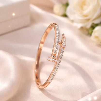 Signature Luxe Nail Bangle | Water-Resistant & Hypoallergenic