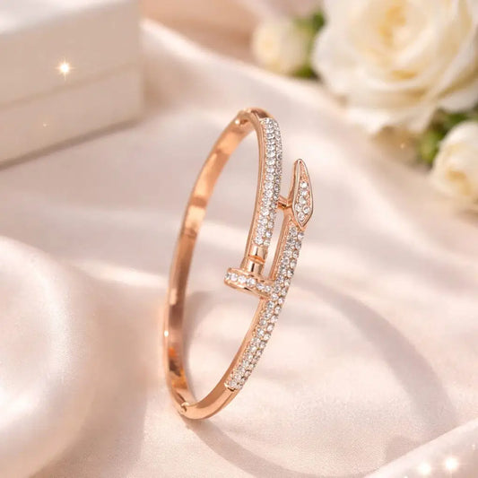 Signature Luxe Nail Bangle | Water-Resistant & Hypoallergenic