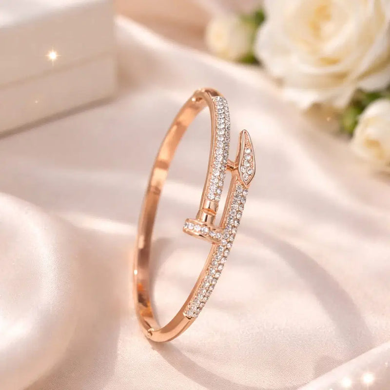 Signature Luxe Nail Bangle | Water-Resistant & Hypoallergenic