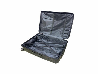 Vayaa 02 Dark Blue Luggage Set: Durable & Secure PP Trolley with 7-Year Warranty