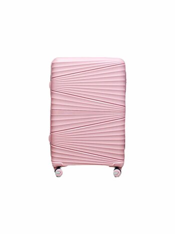 Vayaa 02 Rose Gold Luggage Set: Durable & Secure PP Trolley with 7-Year Warranty