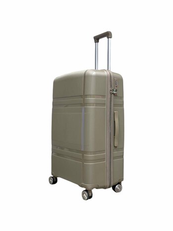 Vayaa 01 Coffee Luggage 28 Inch Large Size : Durable & Secure PP Trolley with 7-Year Warranty