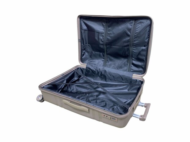 Vayaa 01 Coffee Luggage 28 Inch Large Size : Durable & Secure PP Trolley with 7-Year Warranty
