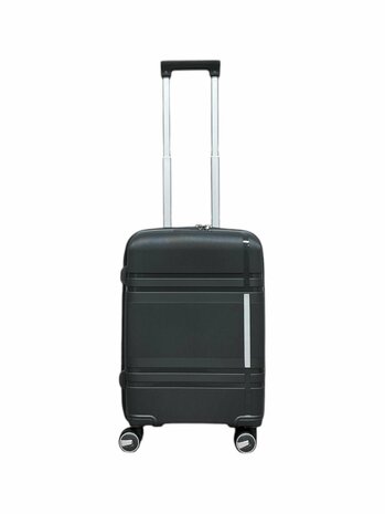 Vayaa 01 Dark Grey Luggage Set: Durable & Secure PP Trolley with 7-Year Warranty