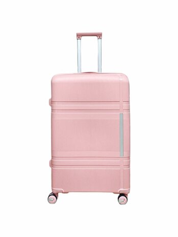 Vayaa 01 Rose Gold Luggage 28 Inch Large Size : Durable & Secure PP Trolley with 7-Year Warranty