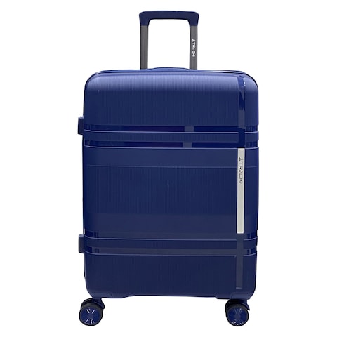 Vayaa 01 Dark Blue Luggage 28 Inch Large Size : Durable & Secure PP Trolley with 7-Year Warranty